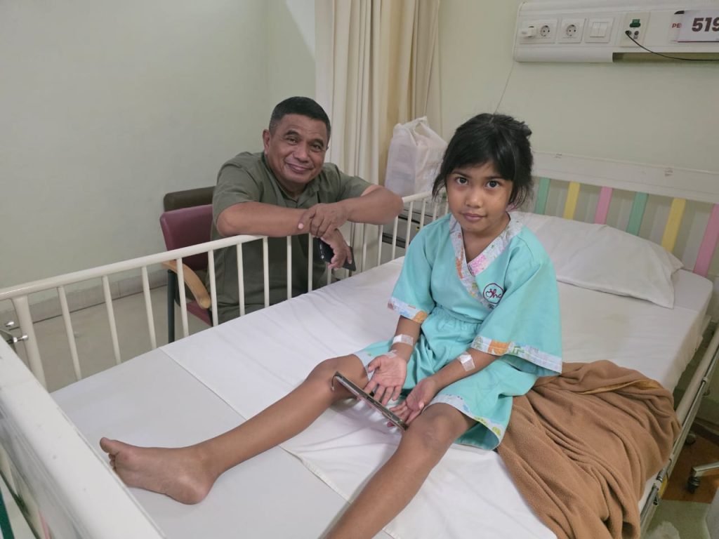 Haji Robert Biayai Pengobatan Anak Bocor Jantung dari Halut