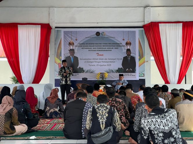 
 Kanwil Ditjenpas Malut Gelar Tausiyah, Petugas Diajak Perkuat Akhlak dan Semangat Hijrah