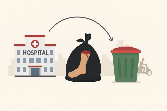 
 Terungkap, Pemilik Potongan Kaki di Bak Sampah Samping Hotel Sahid Ternate