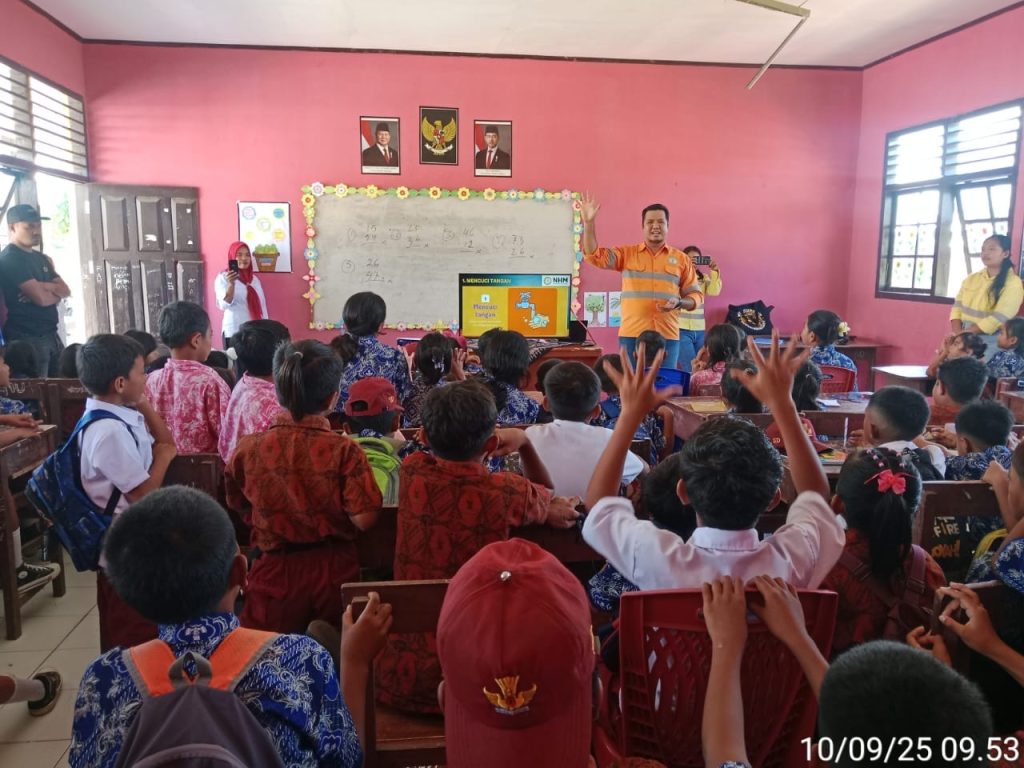 Kunjungan ke-44, NHM Peduli Jangkau SD Inpres Sosol dengan Edukasi Bencana dan PHBS