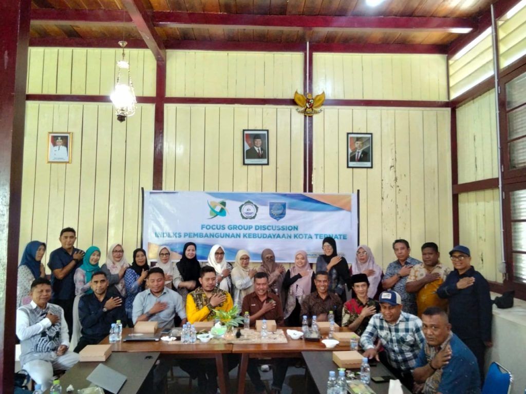 Disbud Ternate dan Unkhair Bahas Indeks Pembangunan Kebudayaan Lewat FGD