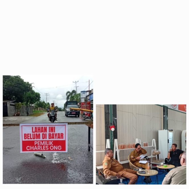 
 Pemilik Lahan Palang Jalan Tomori–Mandaong, Pemkab Halsel Janji Segera Bayar