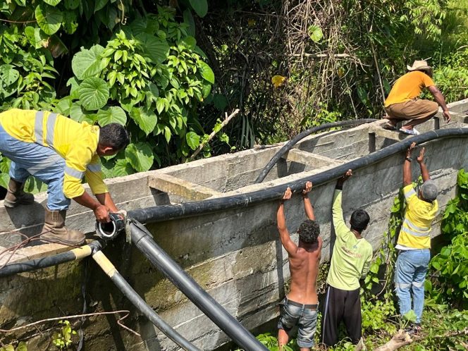
 Warga Kao Barat Kini Nikmati Air Bersih Berkat Program NHM Peduli