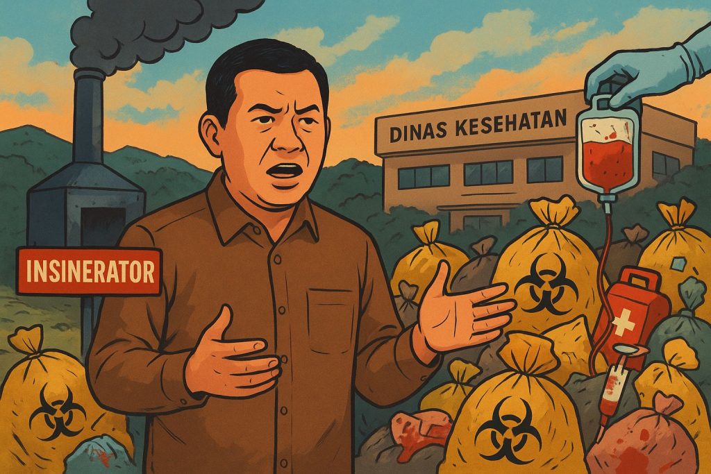 Limbah Medis Menumpuk, Pemkot Ternate Sibuk Lempar Tanggung Jawab