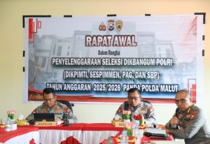 Seleksi Pendidikan Polri Dimulai, Kapolda Malut Ingatkan Panitia Profesional