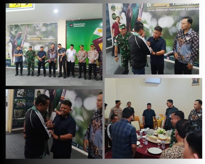 
 Kakanwil Ditjenpas Malut Sambut Menteri Hukum di Bandara Babullah Ternate