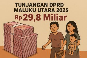 Tunjangan DPRD Maluku Utara 2025 Sentuh Rp 29,8 Miliar, Publik Pertanyakan Prioritas Anggaran