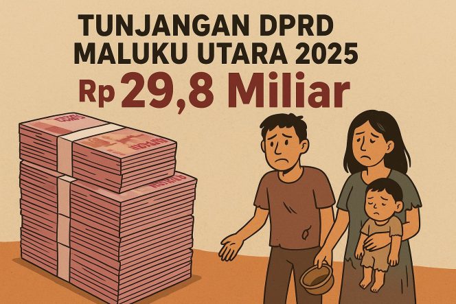 Tunjangan DPRD Maluku Utara 2025 Sentuh Rp 29,8 Miliar, Publik Pertanyakan Prioritas Anggaran