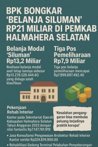 BPK Bongkar “Belanja Siluman” Rp21 Miliar di Pemkab Halmahera Selatan: Potensi Korupsi Mengintai!