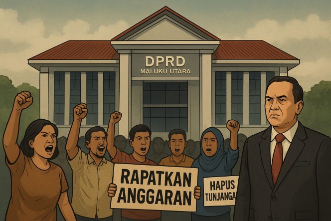 “Rakyat Susah, Dewan Maluku Utara Hidup Mewah: Tunjangan Transportasi Rp30 Juta per Bulan Disorot”