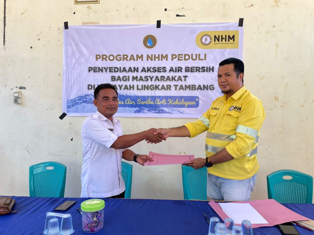 NHM Pulihkan Akses Air Bersih di Desa Kusu Lovra