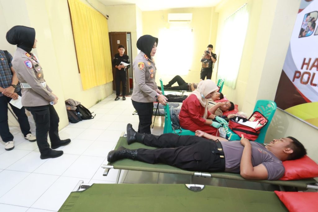 Setetes Darah dari Polri untuk Negeri: Aksi Kemanusiaan Humas Polres Ternate di Hari Jadi ke-74