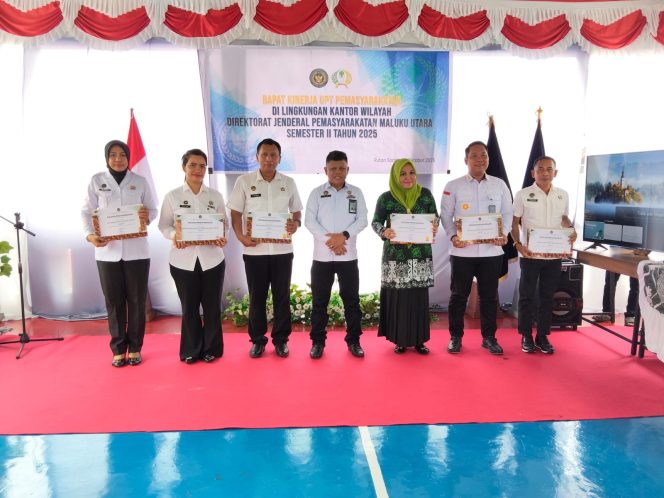 Lapas Perempuan Ternate Sabet 3 Penghargaan di Ajang Evaluasi Kanwil Ditjenpas Malut