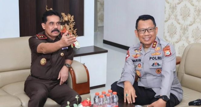 Perkuat Sinergi Penegakan Hukum, Kapolda Malut Silaturahmi ke Kajati Sufari