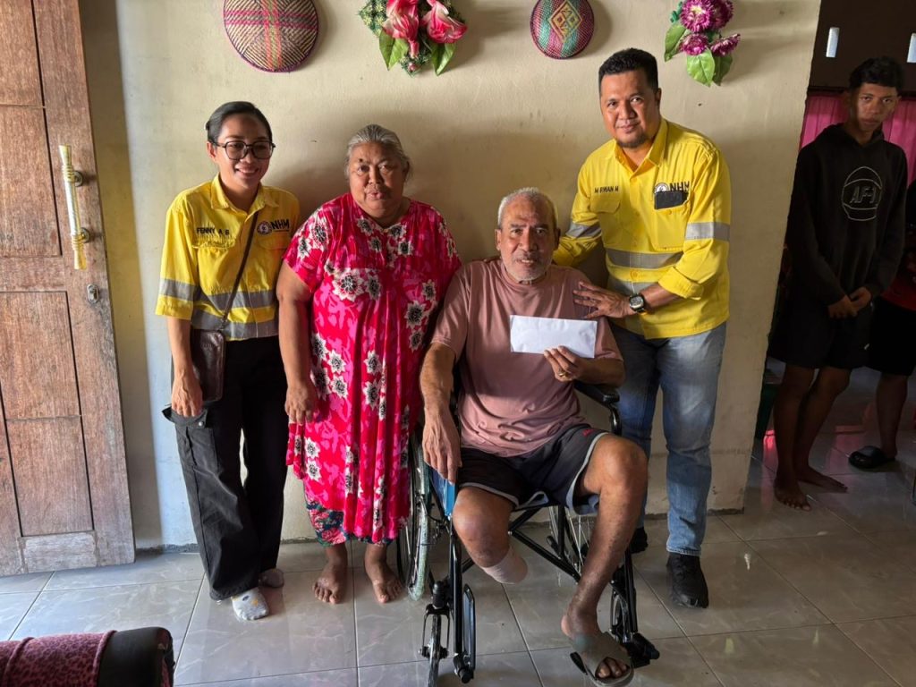 NHM Peduli Bantu Penyandang Disabilitas di Maluku Utara Kembali Bergerak dan Mandiri