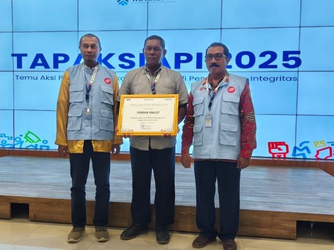 
 PAKSI Maluku Utara Raih Penghargaan Antikorupsi Nasional dari KPK