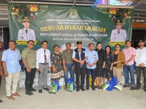 Pasar Murah Nataru 2026 Digelar di Lelilef Sawai, Disperindag Malut Salurkan 2.000 Paket Sembako