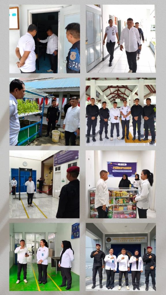 Hari Kedua Natal di Ternate, Kakanwil Ditjenpas Pastikan Layanan Pemasyarakatan Tetap Humanis dan Kondusif