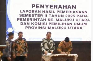 BPK Serahkan 12 LHP Semester II 2025, Wagub Malut: Transparansi Bukan Sekadar Slogan