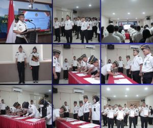 Kanwil Ditjenpas Malut Teguhkan Komitmen Integritas Lewat Pakta Integritas dan Janji Kinerja Pegawai