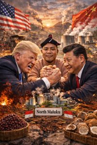 Tiongkok Vs Amerika Serikat di Maluku Utara, Dari Halteng ke Halbar