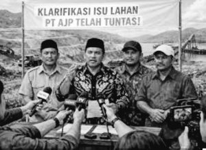 Kepala Desa Lingkar Tambang Bantah Tunggakan Pembayaran Lahan PT AJP