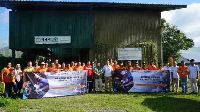 
 Saat Keselamatan Jadi Prioritas, NHM Cetak Juru Ledak Kompeten di Gosowong