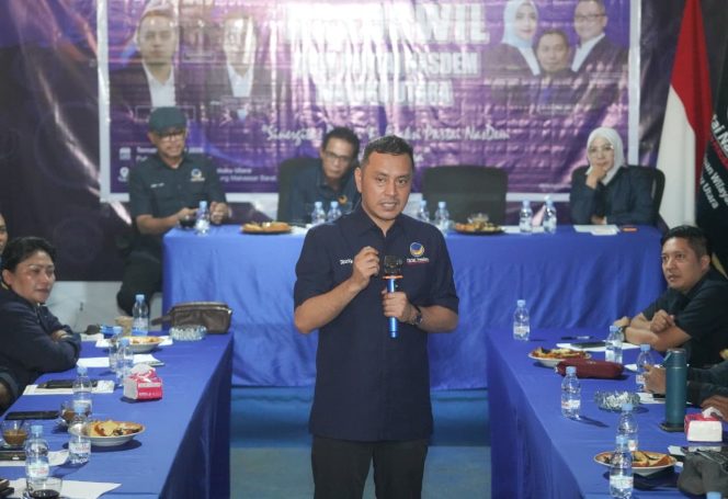 
 Rakorwil NasDem Malut Panaskan Mesin Partai, Willy Aditya: Kemenangan Dibangun dari Basis Rakyat