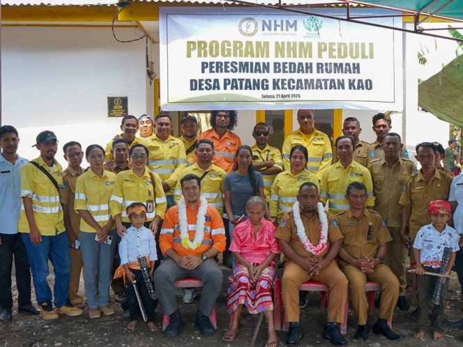 
 NHM Bangun Rumah Layak untuk Lansia di Kao, Dukung Program Pengentasan RTLH