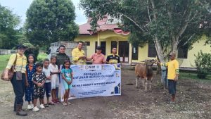 NHM Peduli Tebar Kebahagiaan Idul Adha, 66 Hewan Kurban Disalurkan di Halmahera Utara