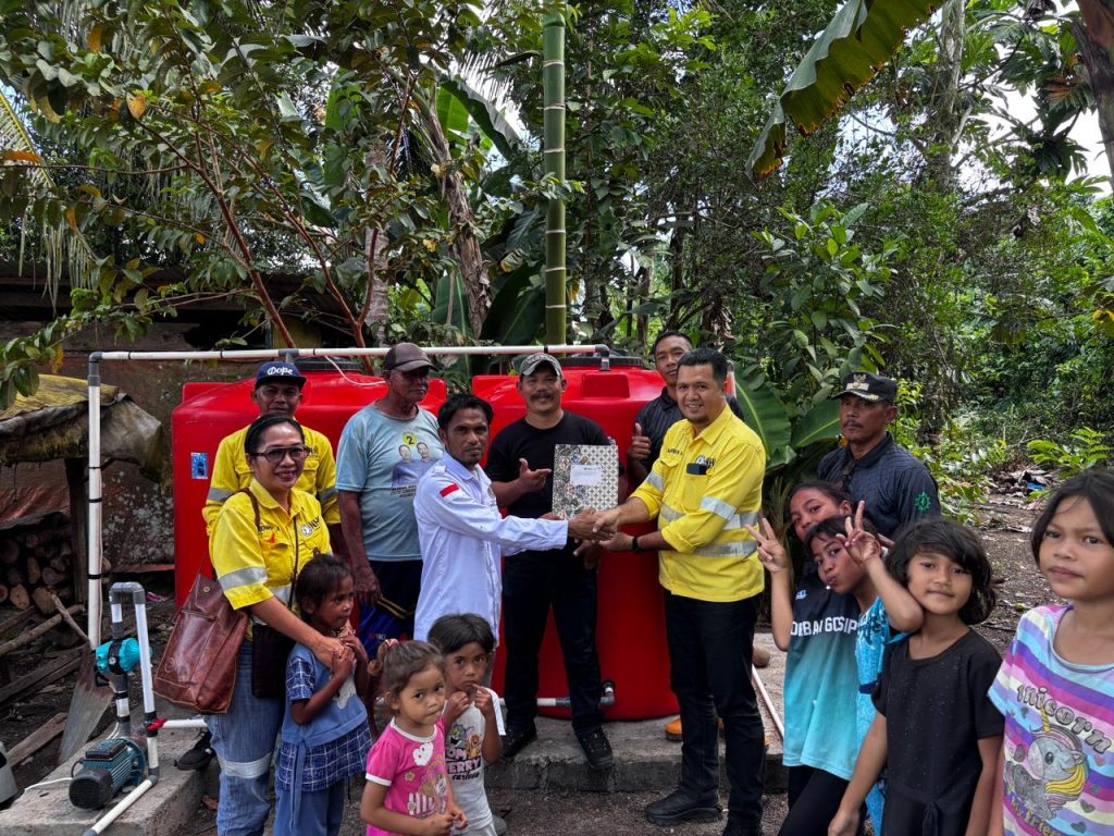 NHM Peduli Bangun Fasilitas Air Bersih di Dusun Kobok, 21 Rumah Kini Nikmati Akses Langsung