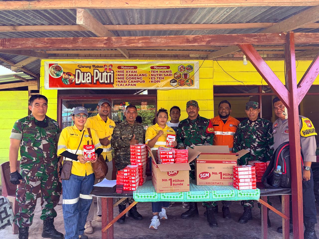 NHM Peduli Perkuat Perlawanan Stunting, Balita Lingkar Tambang Dapat Dukungan Nutrisi