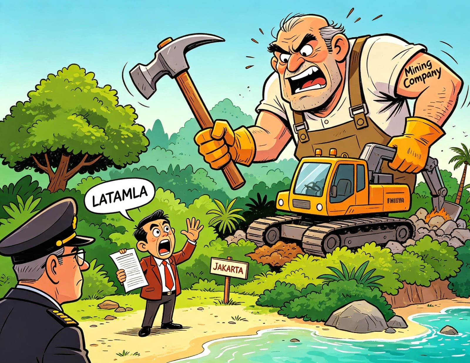 LATAMLA Pertanyakan Legalitas Operasional PT Feni Haltim: Bukan Soal Lokasi AMDAL, tapi Status Persetujuan Lingkungan