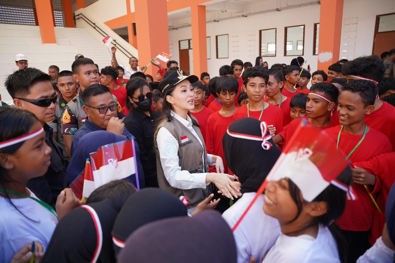 Sherly Tjoanda Semangati 240 Siswa Sekolah Rakyat: Isi Kemerdekaan dengan Belajar