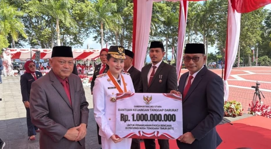 Wujud Kepedulian, Pemprov Malut Salurkan Bantuan Rp1 Miliar untuk Penanganan Bencana di NTT