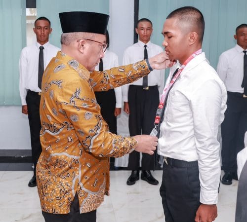 62 Paskibraka Ternate Mulai Digembleng, Wali Kota Tekankan Disiplin dan Nasionalisme