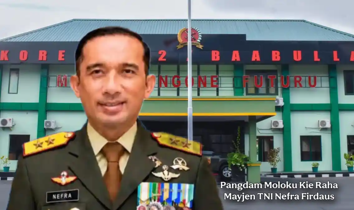 Mayjen TNI Nefra Firdaus Ditunjuk Sebagai Pangdam Pertama Moloku Kie Raha