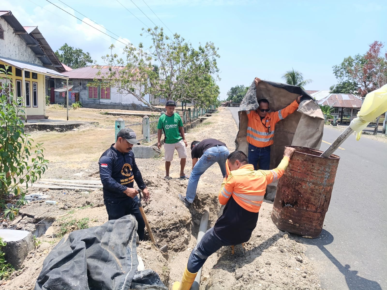 NHM Peduli Tuntaskan Program Air Bersih, 105 KK di Tabanoma Kini Lebih Mudah Akses Air
